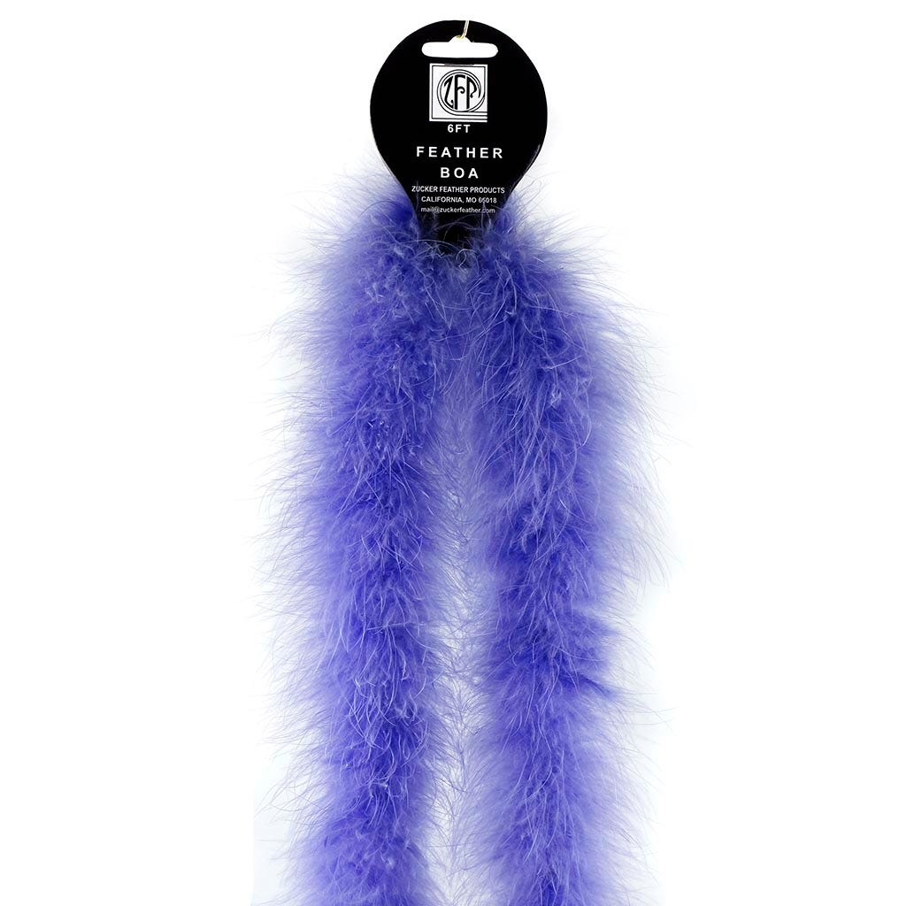 Full Marabou Feather Boa - Lavender - Marabou Boa