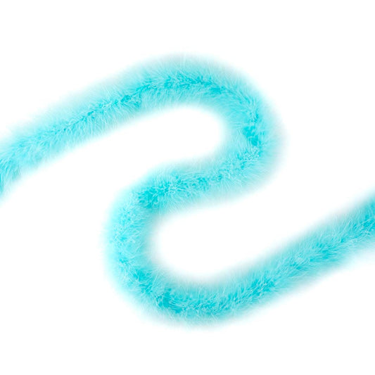 Full Marabou Feather Boa - Light Turquoise - Marabou Boa