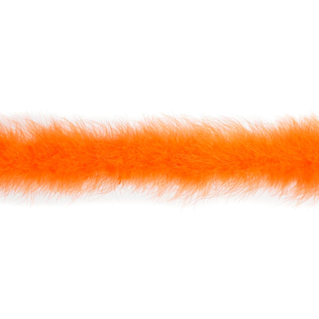 Full Marabou Feather Boa - Orange - Marabou Boa