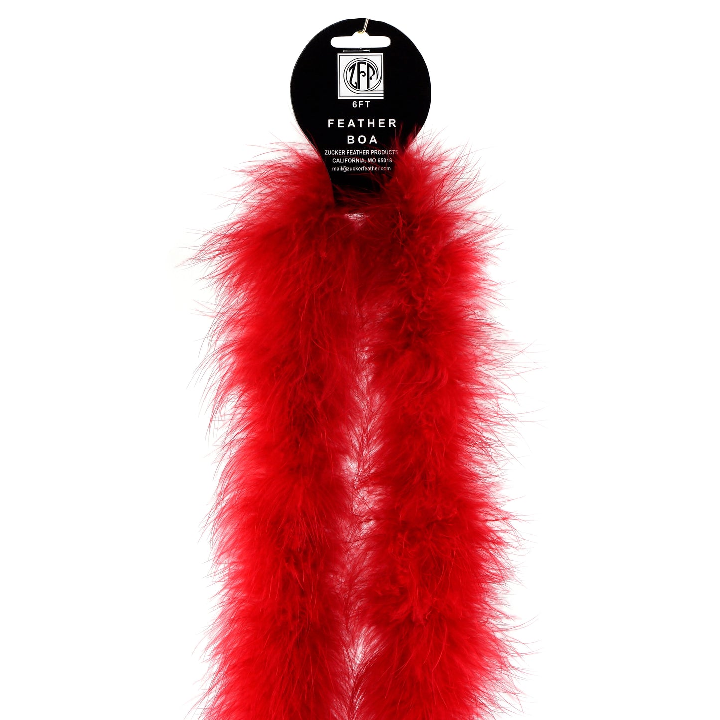 Full Marabou Feather Boa - Red - Marabou Boa