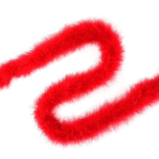 Full Marabou Feather Boa - Red - Marabou Boa