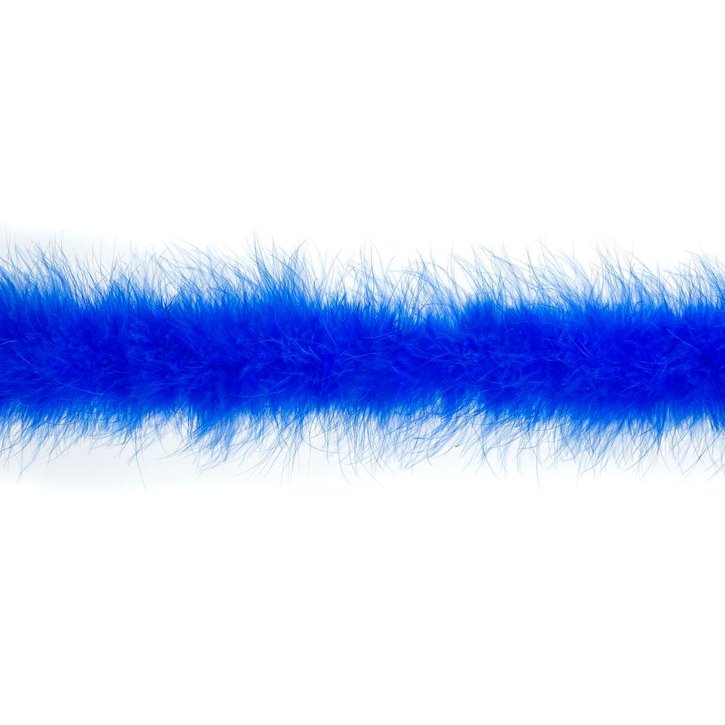 Full Marabou Feather Boa - Royal - Marabou Boa