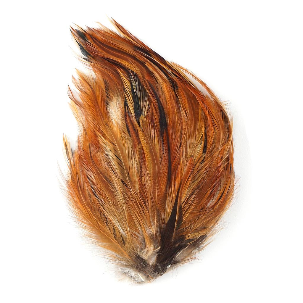 Furnace Hackle Feather Pads - Natural - Feathers