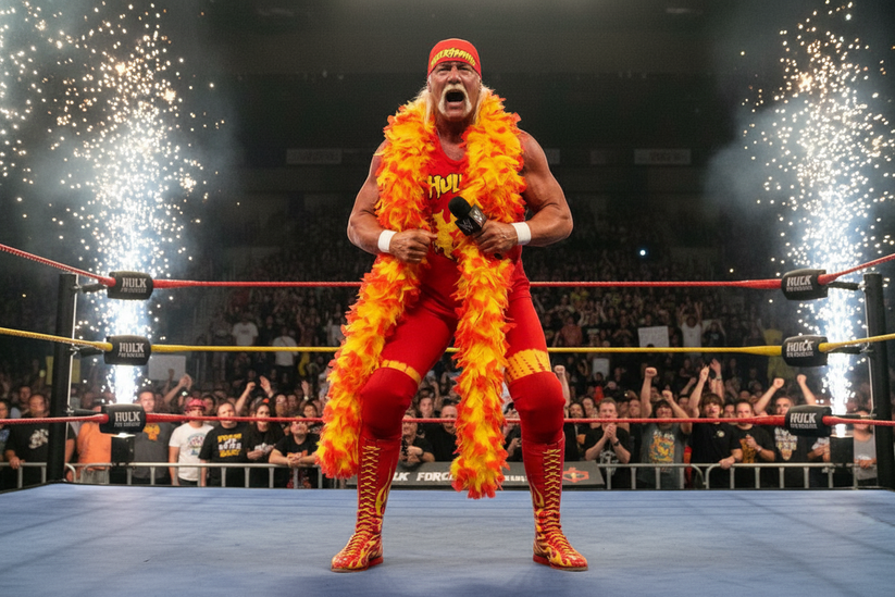 Hulk Hogan Feather Boa 3