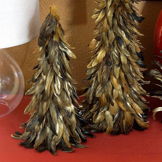 Gold Feather Tree - 16’’ - Feathers