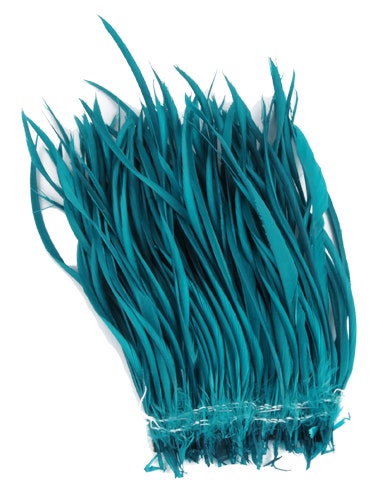 Goose Biot Feathers-Dyed - Dark Aqua - Feathers