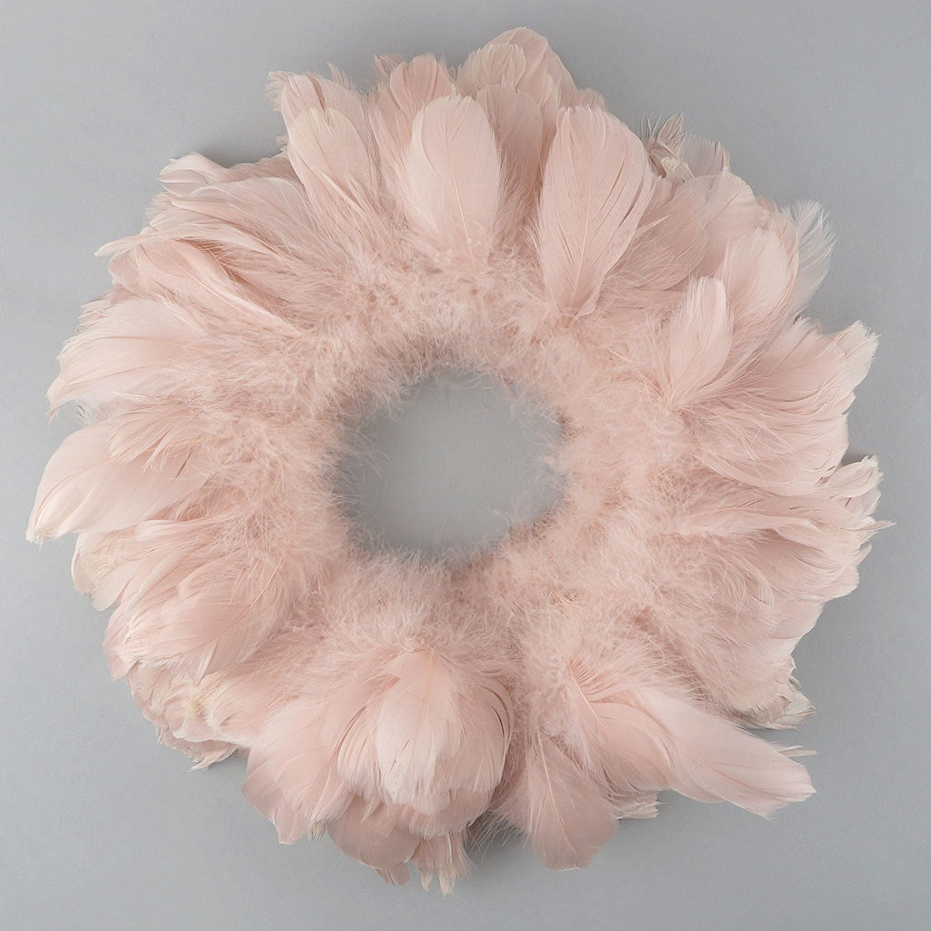 Goose Coquille Dyed Feathers - Champagne - Feathers