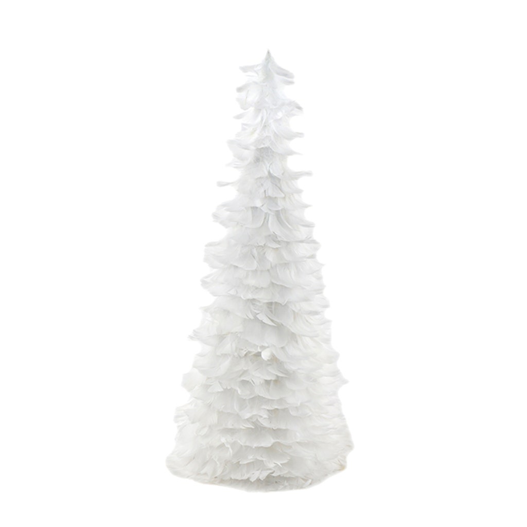 Goose Coquille Feather Tree 24’’ - White - Feathers