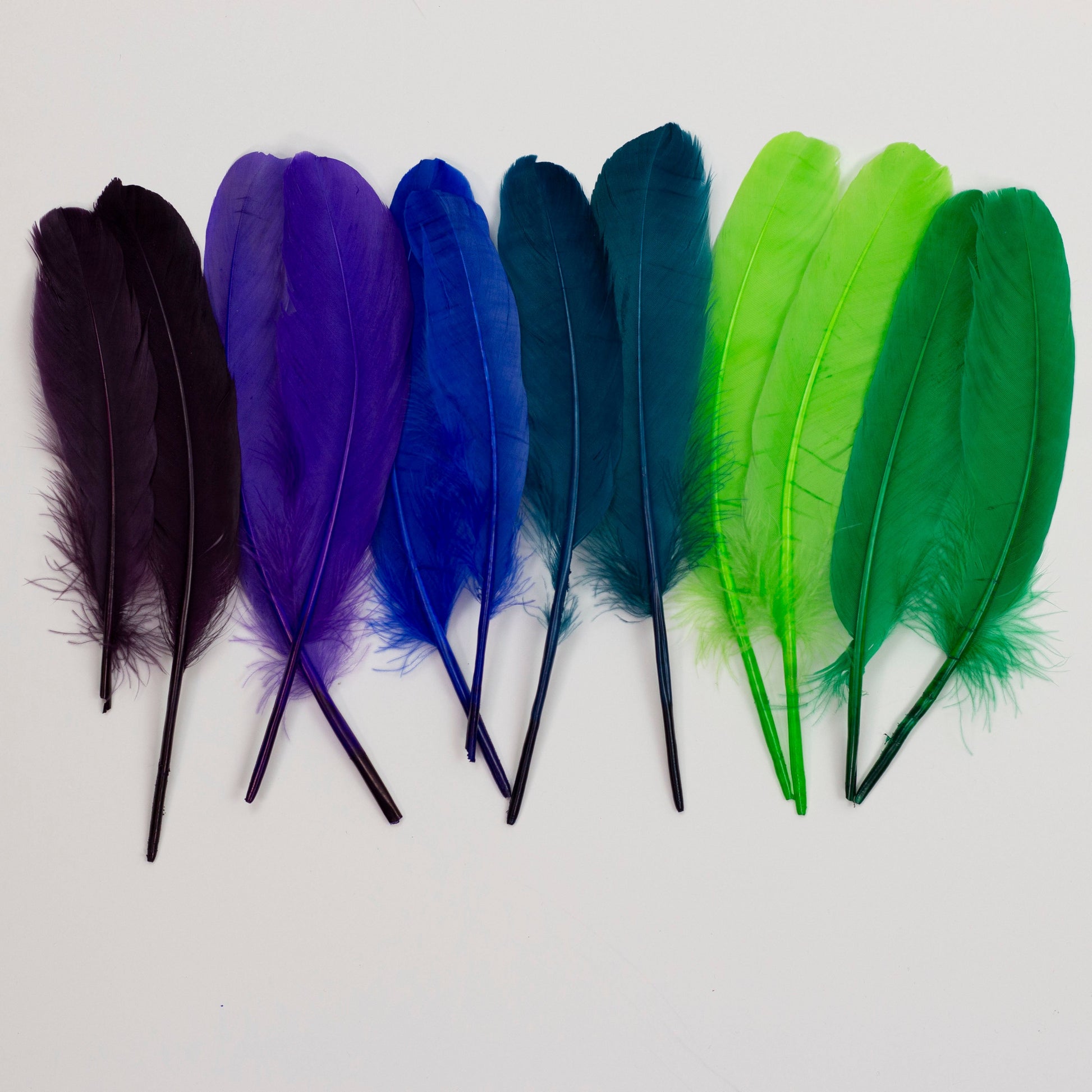 Goose Feathers 7-8’’ - 12 pcs - Cool Mix