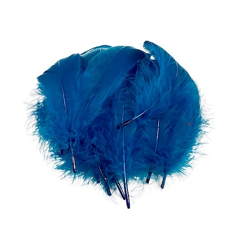 Goose Nagoire Loose 4-6’’ - Dark Turquoise - Feathers