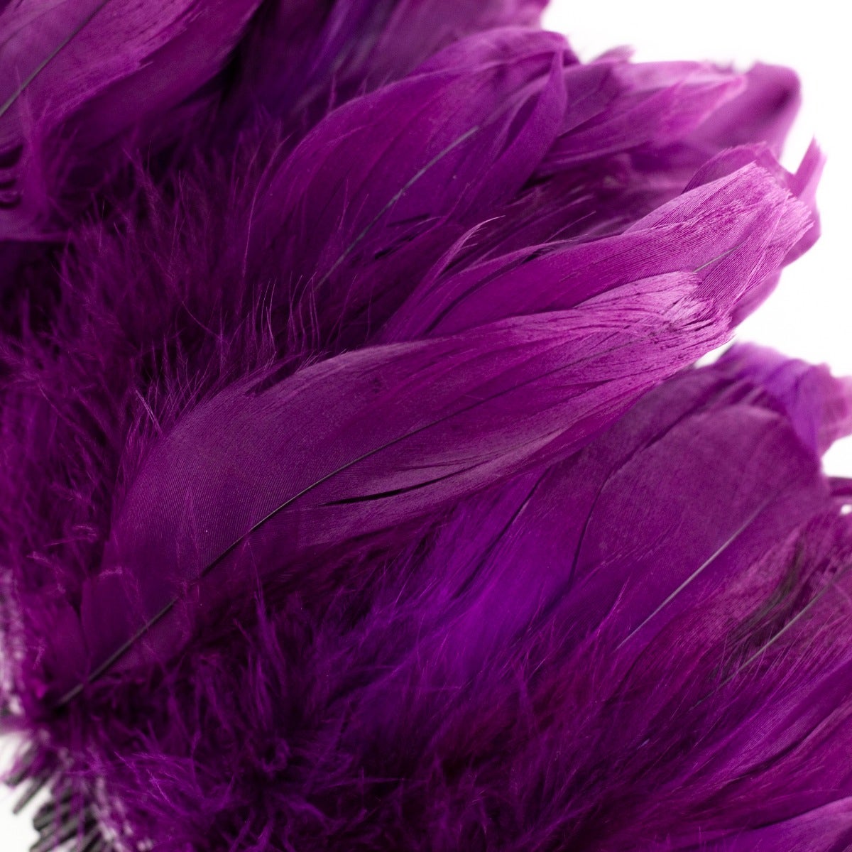 Goose Nagorie Dyed Feathers -Purple - Feathers