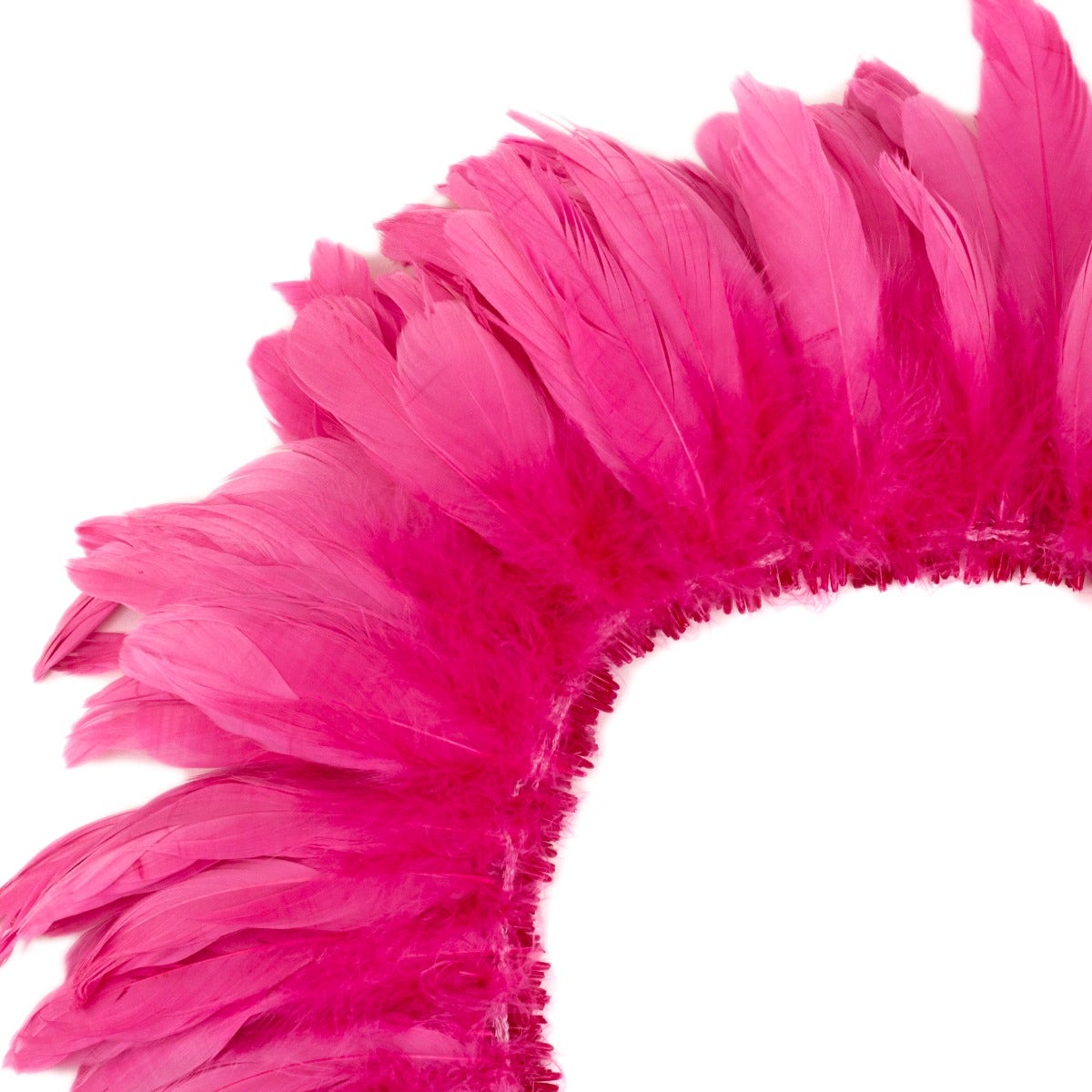 Goose Nagorie Dyed Feathers -Raspberry Sorbet - Feathers