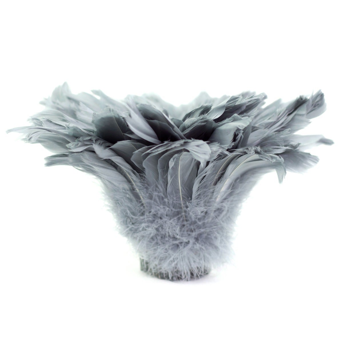 Goose Nagorie Dyed Feathers -Silver - Feathers