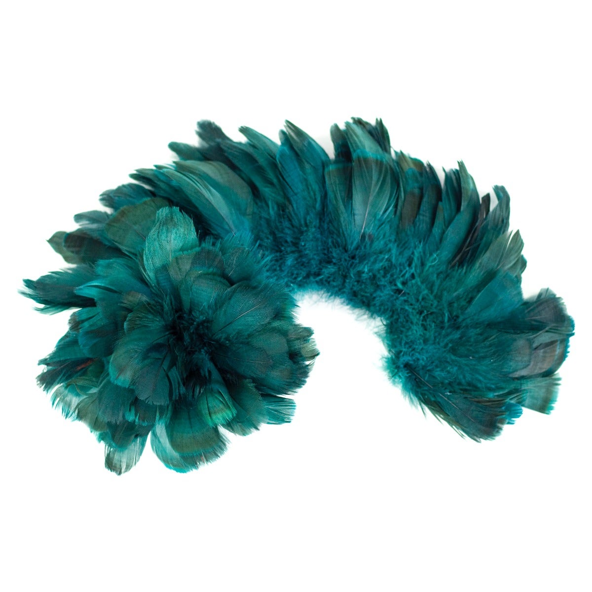 Goose Nagorie Dyed Feathers -Teal - Feathers