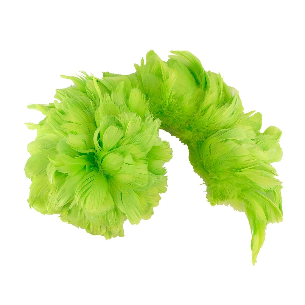 Goose Nagorie Feathers Dyed - Lime - Feathers