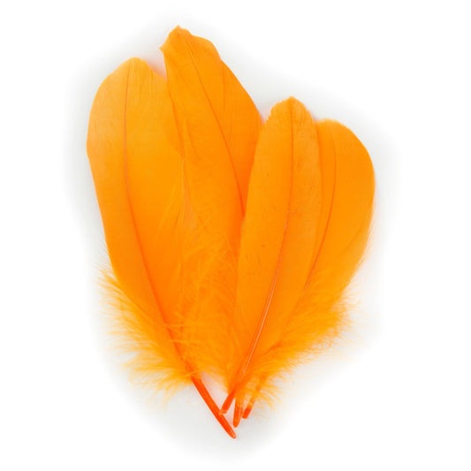 Goose Pallet Feathers 6-8’’ - 12 pc - Mango - Feathers