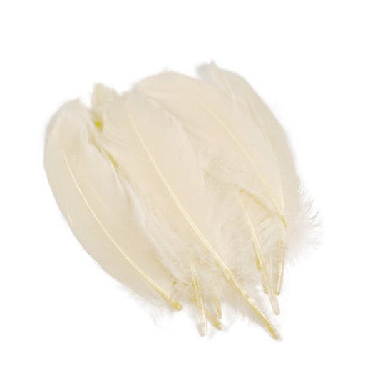 Goose Pallets Loose 6-8’’ 12 PC/PKG - Ivory - Feathers