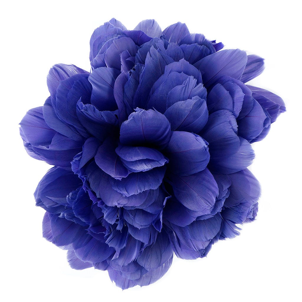 Goose Parried Pallets Dyed 0.50YD Lavender - Feathers