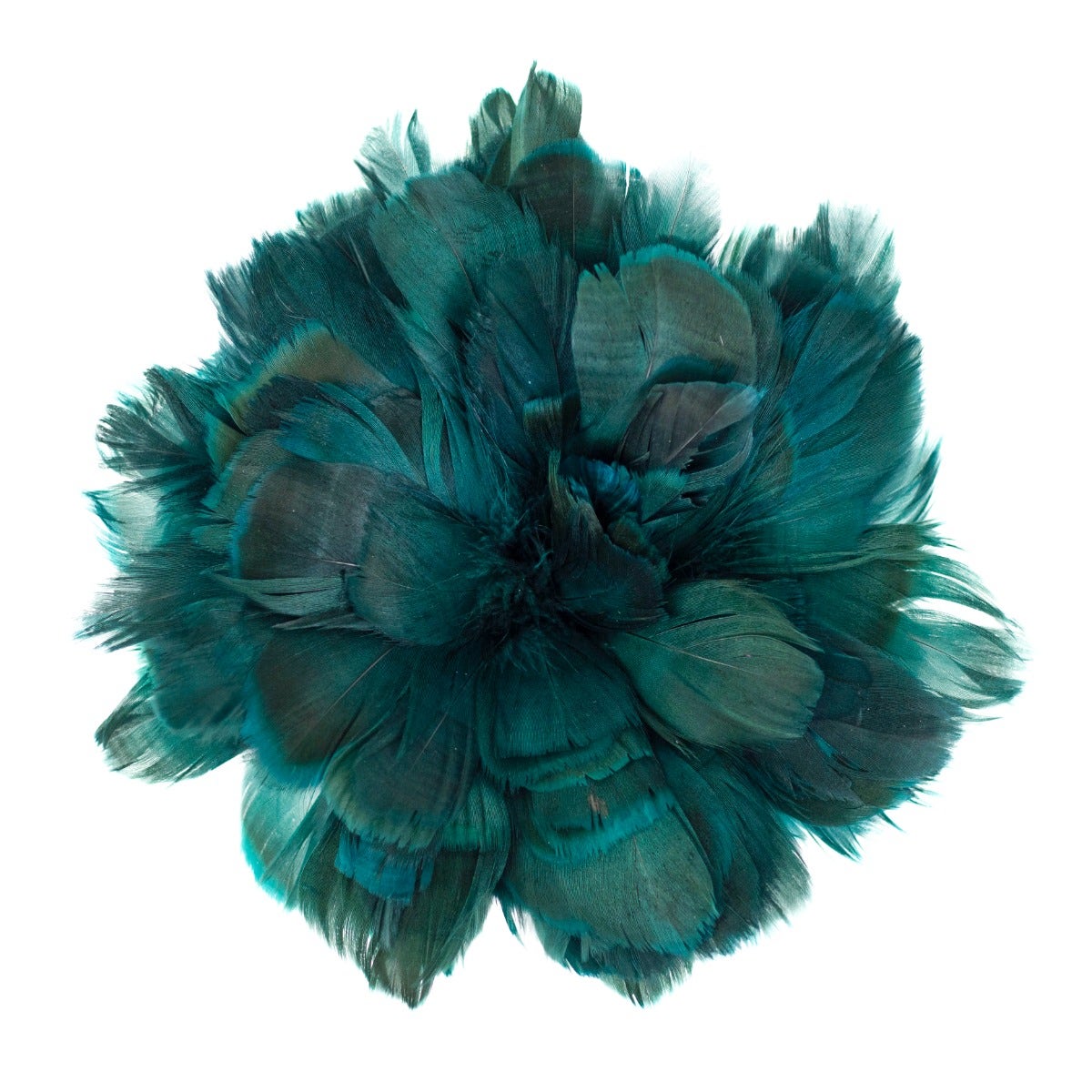 Goose Nagorie Dyed Feathers -Teal