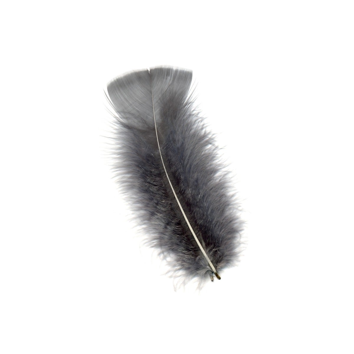 Loose Turkey Flats Dyed Feathers-Blue Dunn