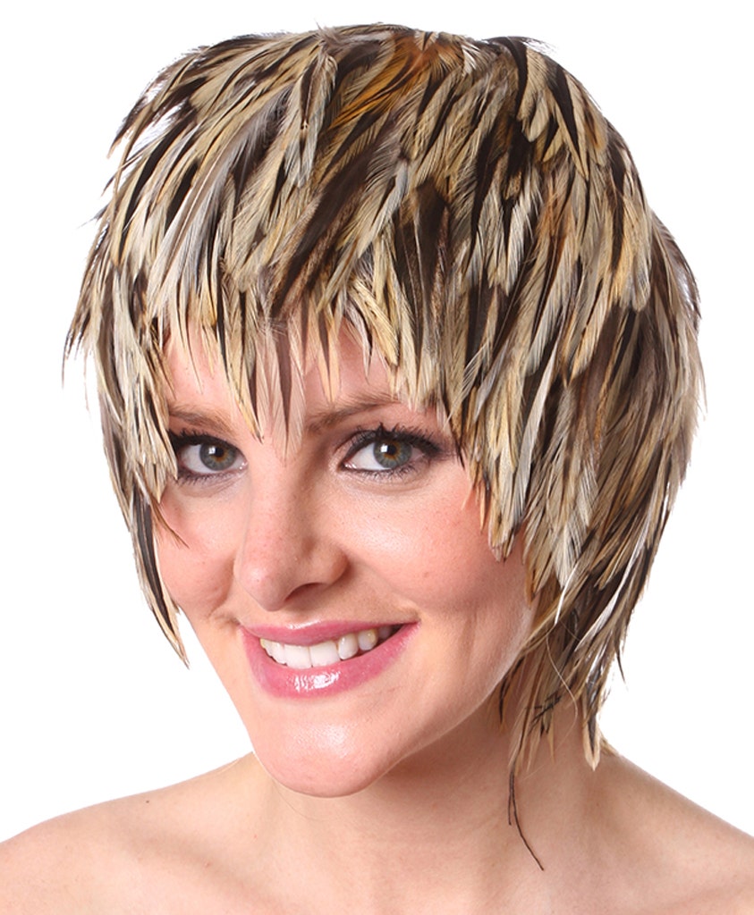 Hackle Wig Natural Badger - Natural - Feathers