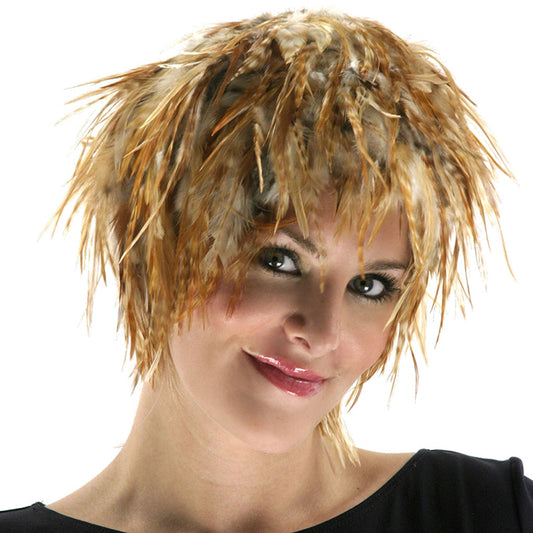 Hackle Wig Natural Red Chinchilla - Natural - Feathers