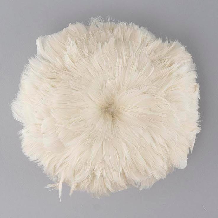 Goose Coquille Feathers Dyed Ivory