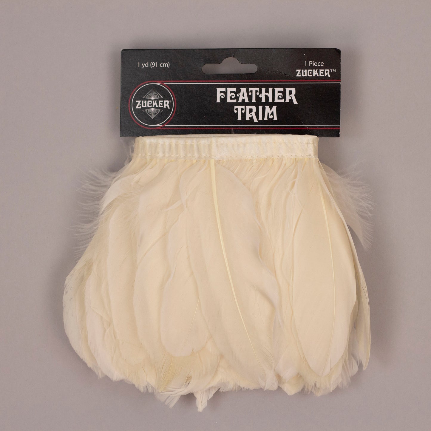 Goose Pallets Parried Fringe With Bias 6 inch   1yd Bolt --Ivory