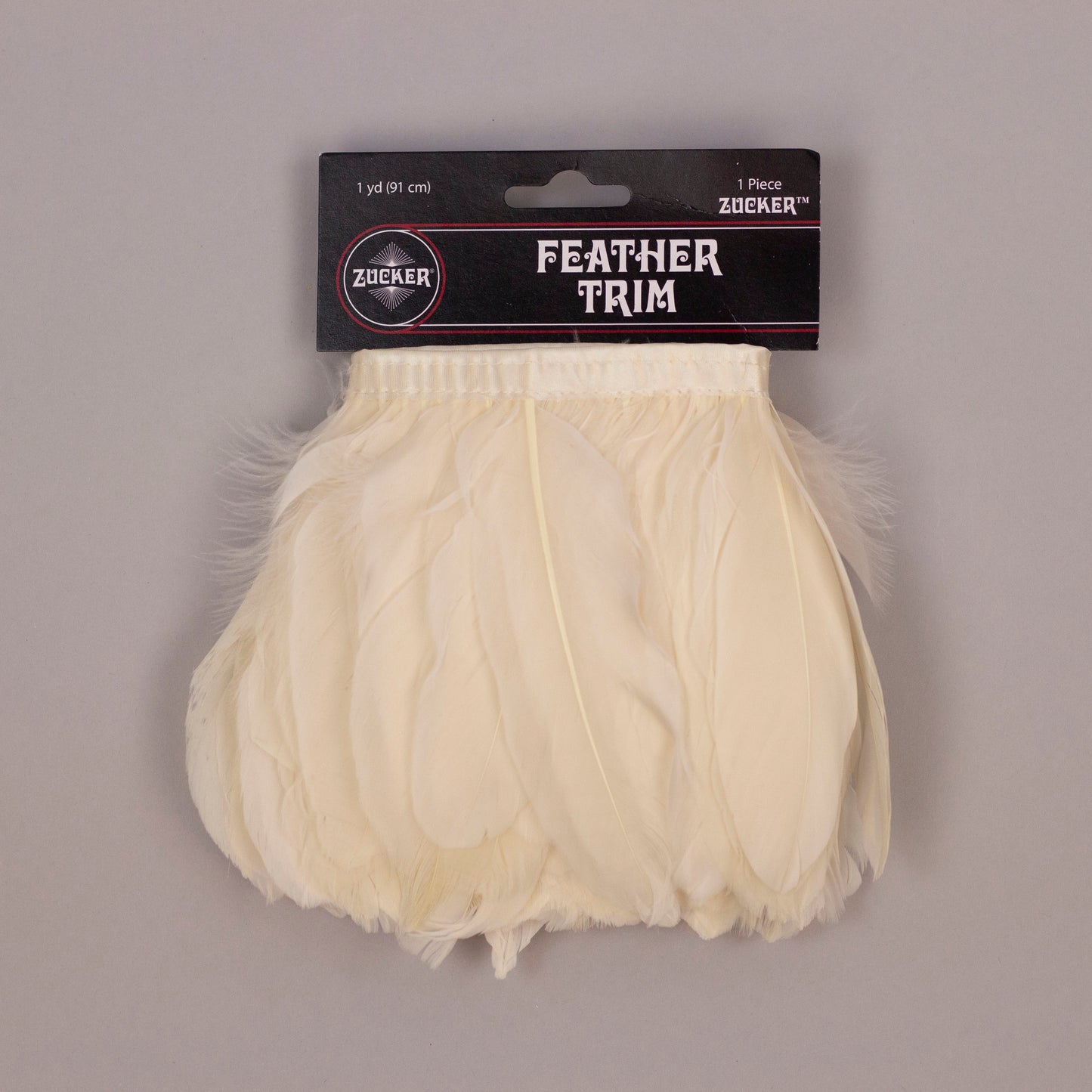 Goose Pallets Parried Fringe With Bias 6 inch   1yd Bolt --Ivory