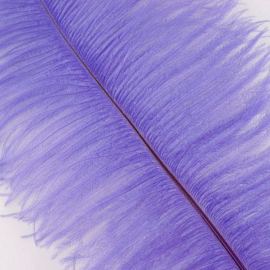 Large Ostrich Feathers - 17’’ + Drabs - Lavender - Ostrich Feathers