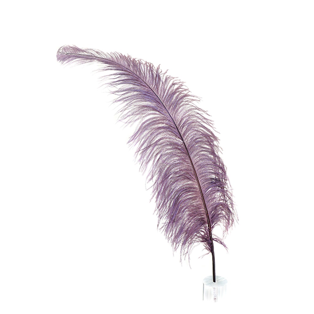 Large Ostrich Feathers - 18-24’’ Spads - Amethyst - 1 piece - Ostrich Feathers