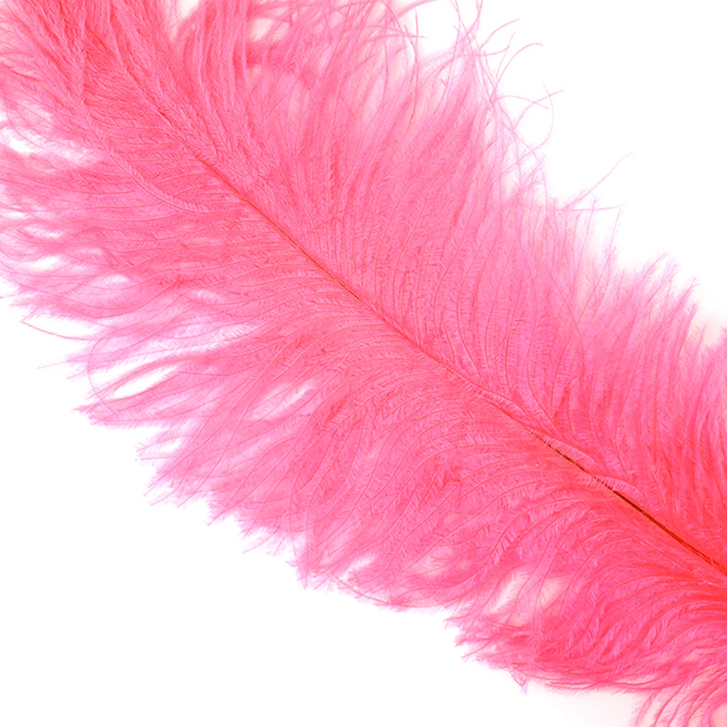 Large Ostrich Feathers - 18-24’’ Spads - Pink Orient - Ostrich Feathers