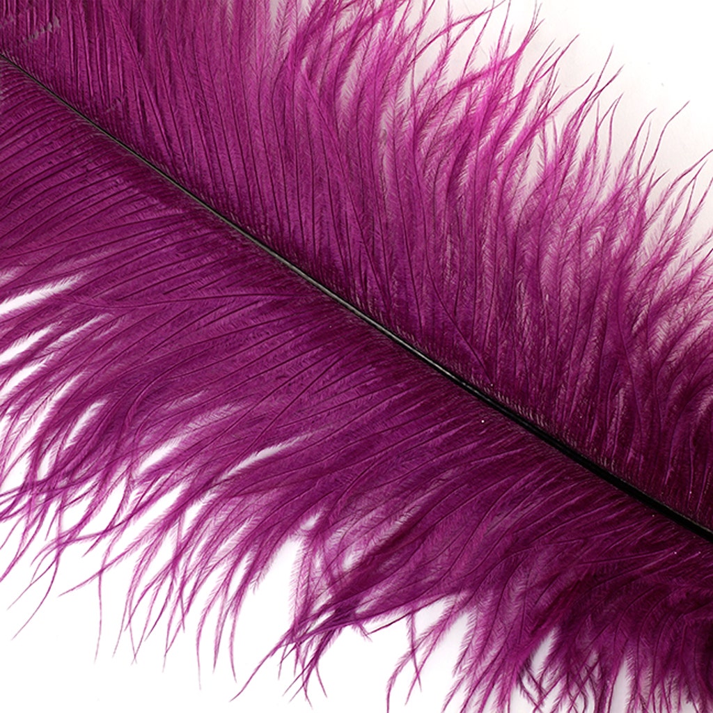 Large Ostrich Feathers - 18-24’’ Spads - Purple - 12 pieces - Ostrich Feathers