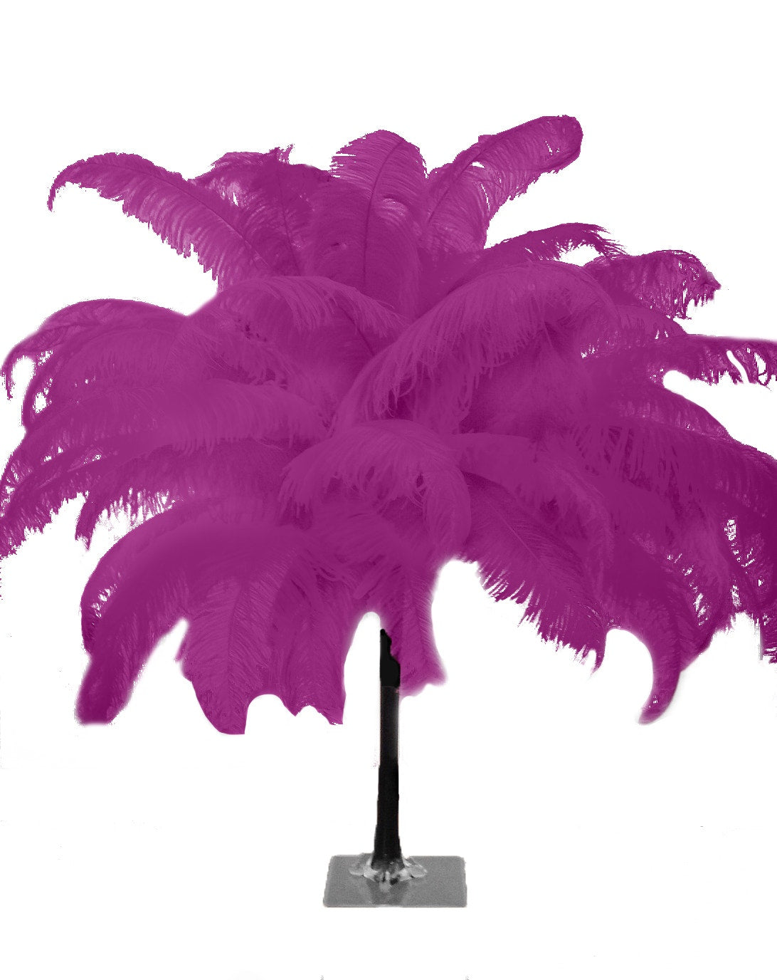 Large Ostrich Feathers - 18-24’’ Spads - Purple - Ostrich Feathers