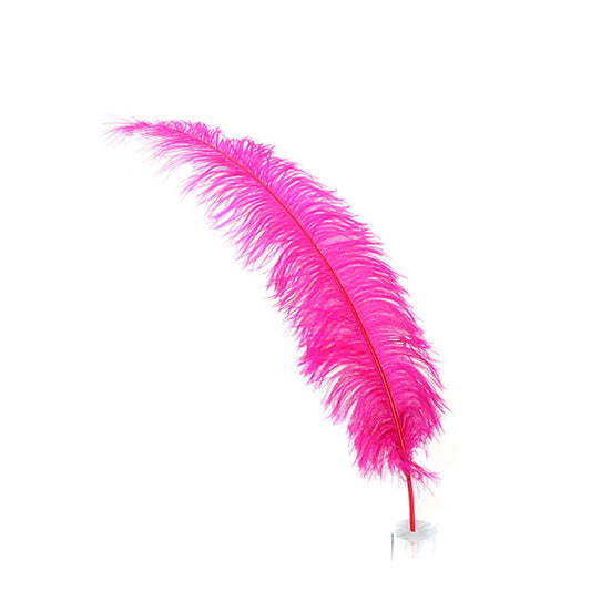 Large Ostrich Feathers - 18-24’’ Spads - Shocking Pink - Ostrich Feathers