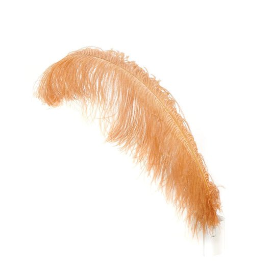 Large Ostrich Feathers - 20-25’’ Prime Femina Plumes - Cinnamon - 1 piece - Ostrich Feathers