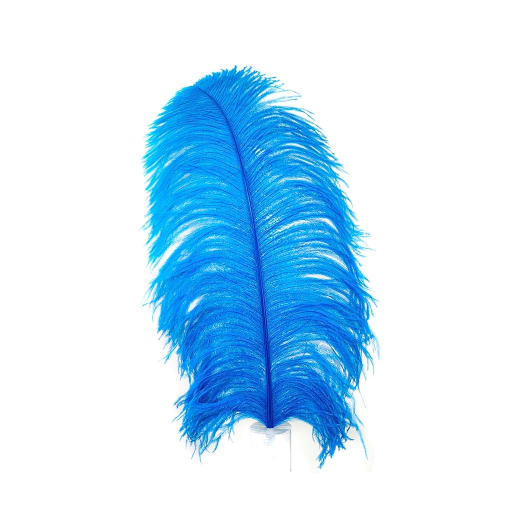 Large Ostrich Feathers - 20-25’’ Prime Femina Plumes - Dark Turquoise - 1 piece - Ostrich Feathers