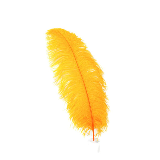 Large Ostrich Feathers - 20-25’’ Prime Femina Plumes - Mango - 1 piece - Ostrich Feathers