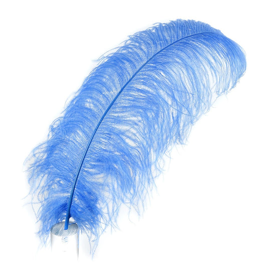 Large Ostrich Feathers - 20-25’’ Prime Femina Plumes - Sky - Ostrich Feathers