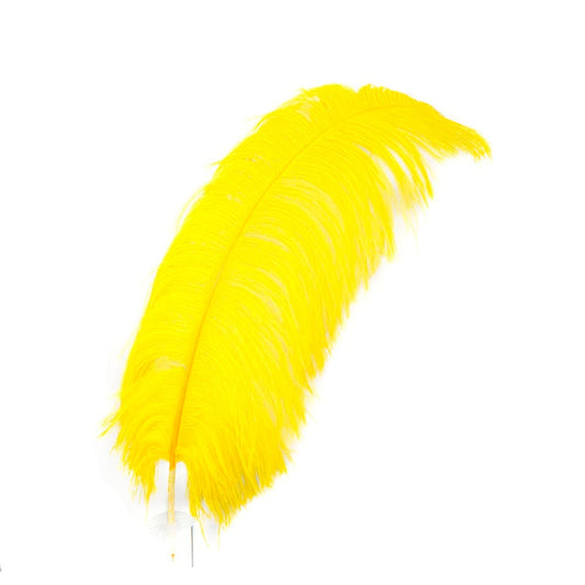 Large Ostrich Feathers - 24-30’’ Prime Femina Plumes - Gold - Ostrich Feathers