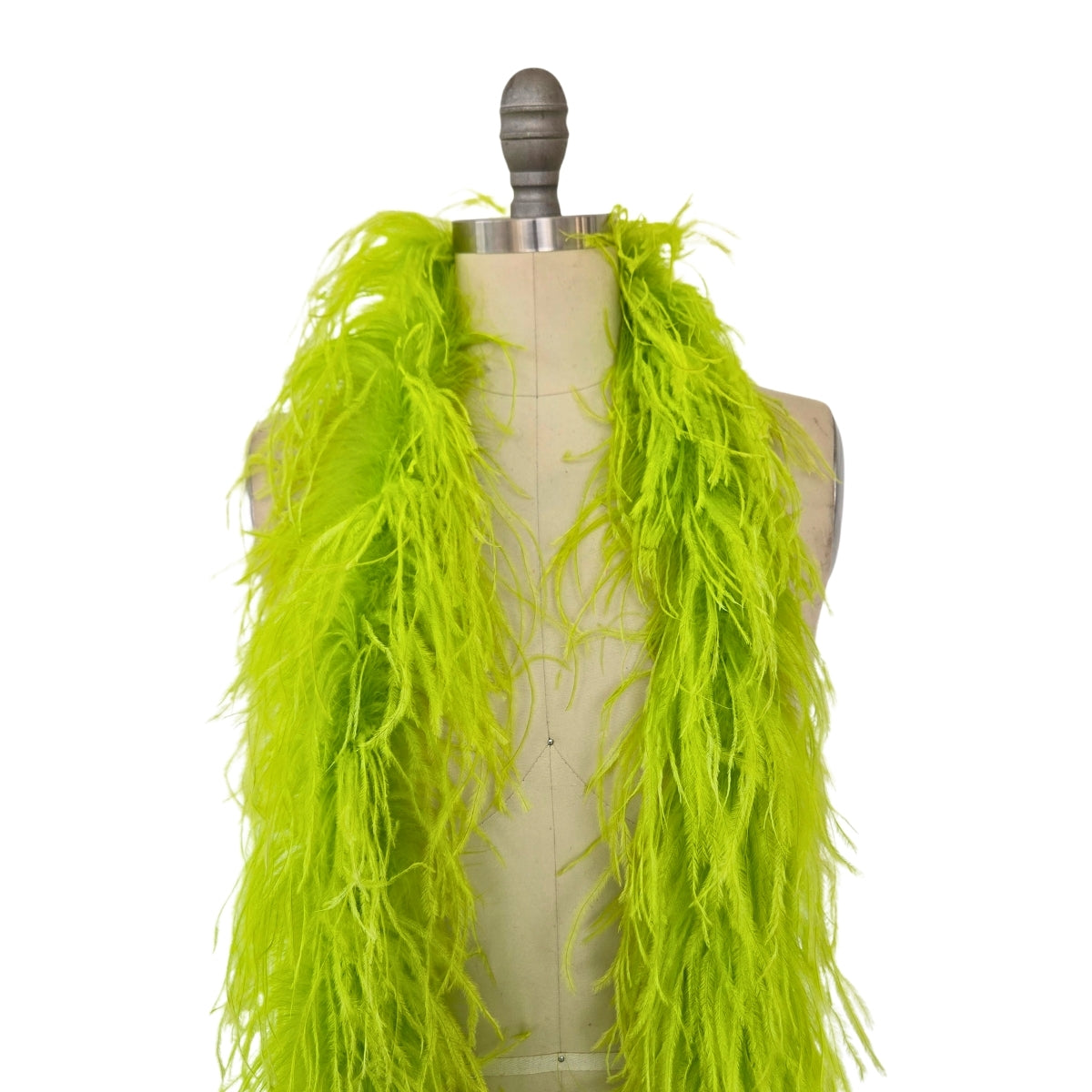 Lime Green 2 Ply Ostrich Feather Boa