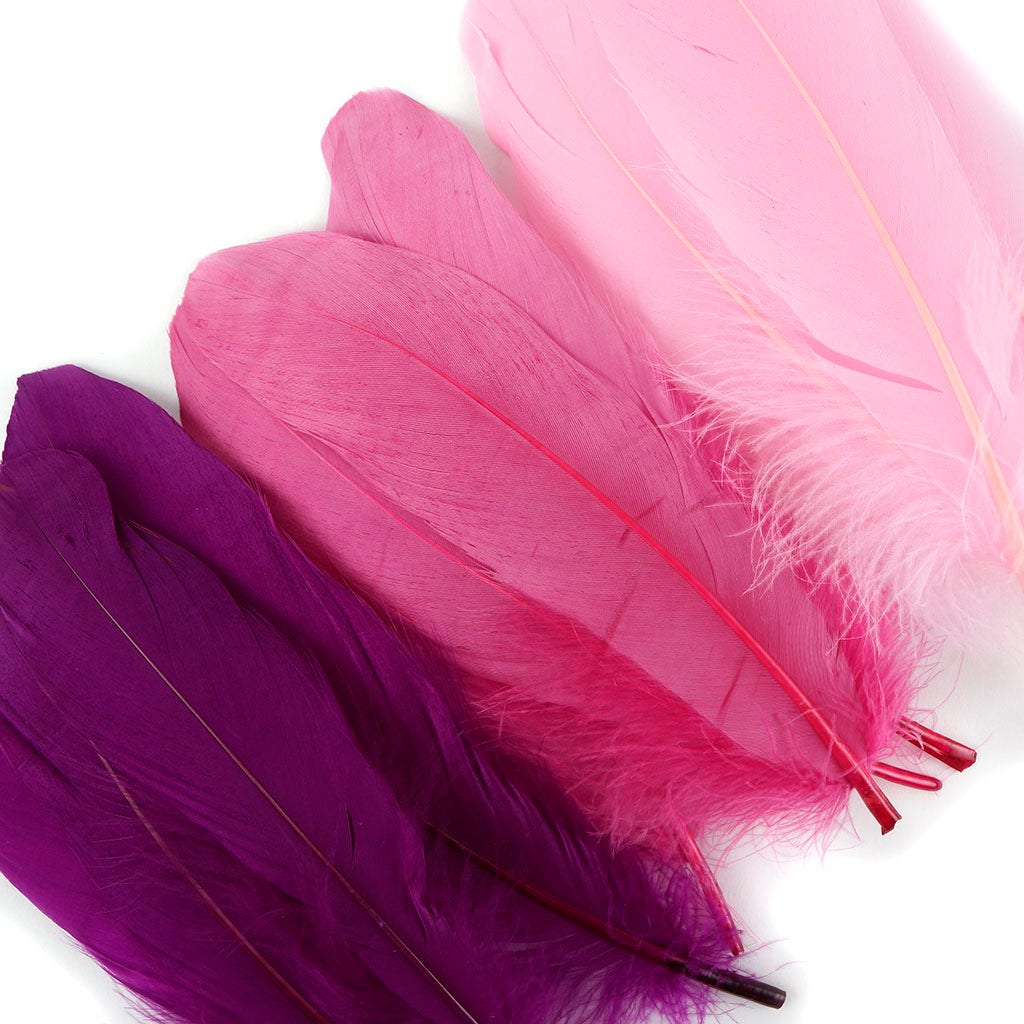 Loose Goose Pallets Mix Dyed Lovebug - Feathers