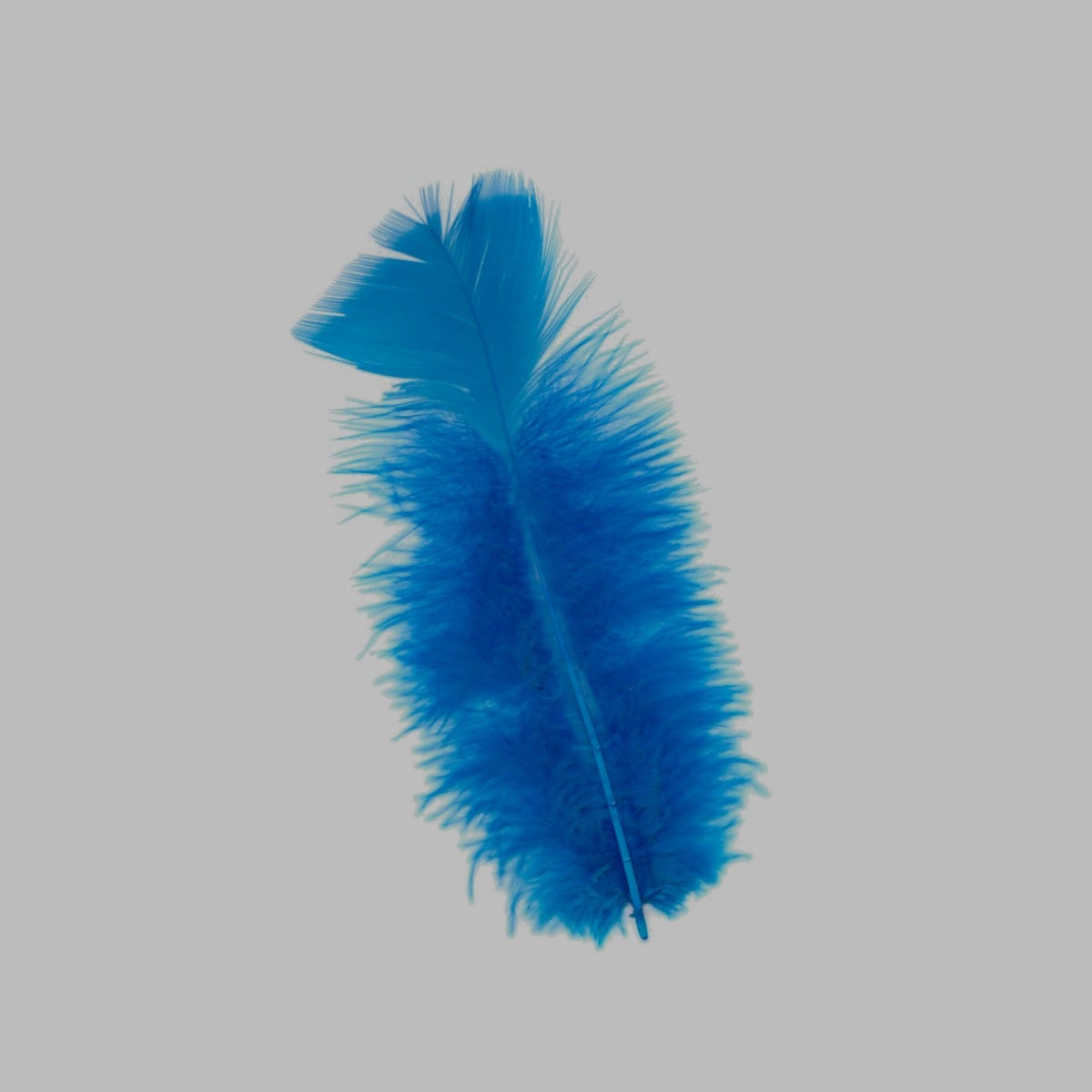 Loose Turkey Flats Dyed Feathers-Dark Turquoise - Feathers