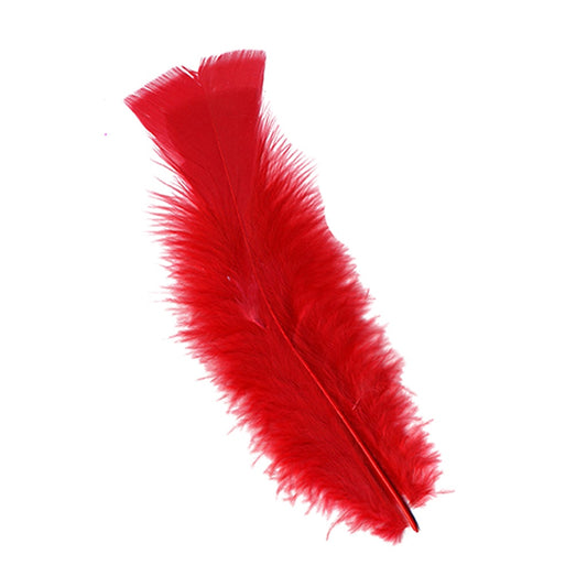 Loose Turkey Flats Dyed - Red - Feathers