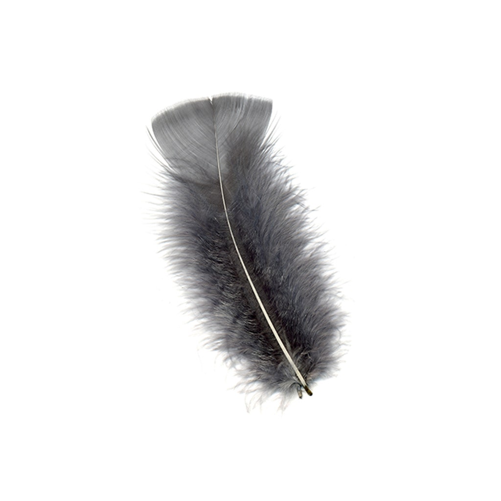 LOOSE TURKEY FLATS DYED SOLID 4-6’’ - BLUE DUNN - Feathers