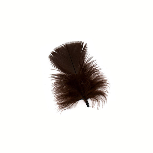 Loose Turkey Plumage Feathers - 0.5 oz - Brown - Feathers