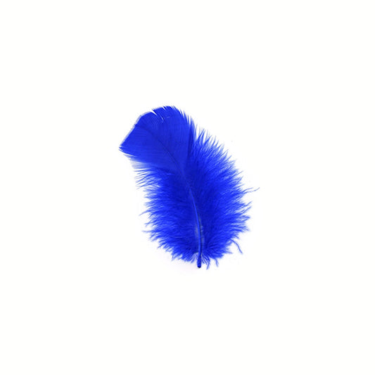 Loose Turkey Plumage Feathers - 0.5 oz - Royal - Feathers