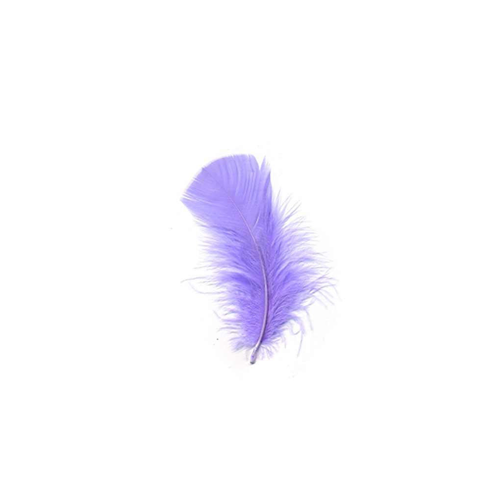 Loose Turkey Plumage Feathers - 1/4 lb - Lavender - Feathers