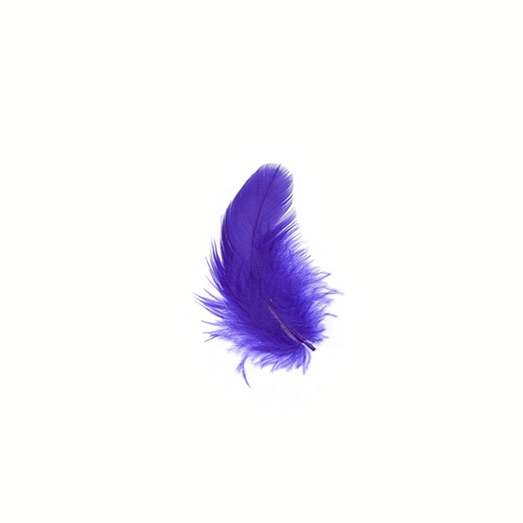 Loose Turkey Plumage Feathers - Dark Lilac - Feathers