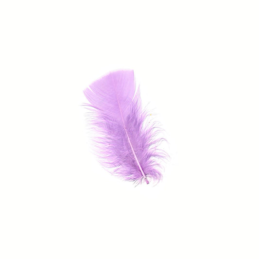 Loose Turkey Plumage Feathers - Orchid - Feathers